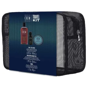 Kit De Voyage - Soins Cheveux Et Corps Homme American Crew - Shampoing Homme sur MenCorner